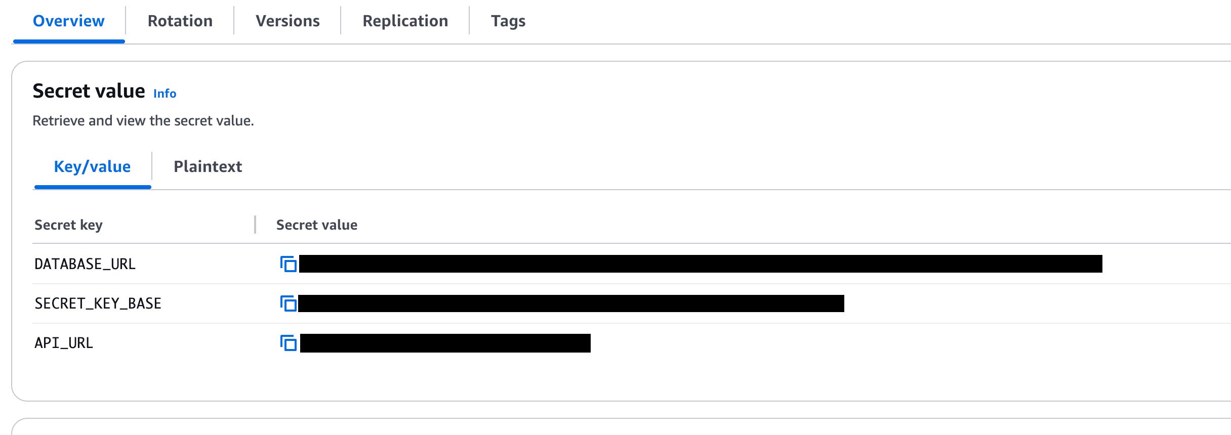LMS Secrets manager