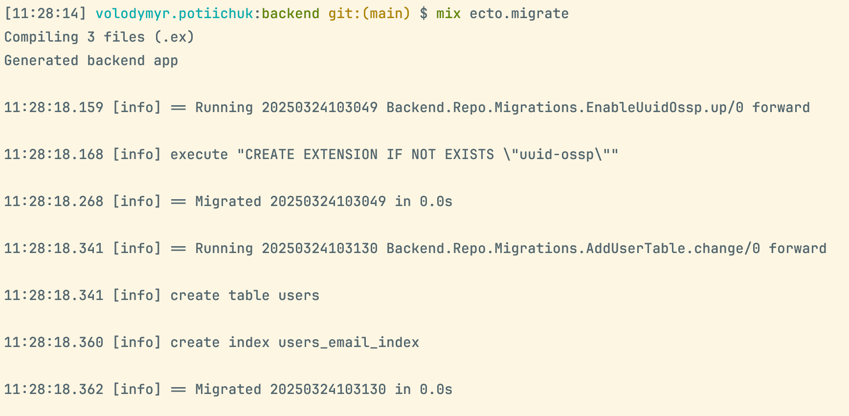 Successful migration
